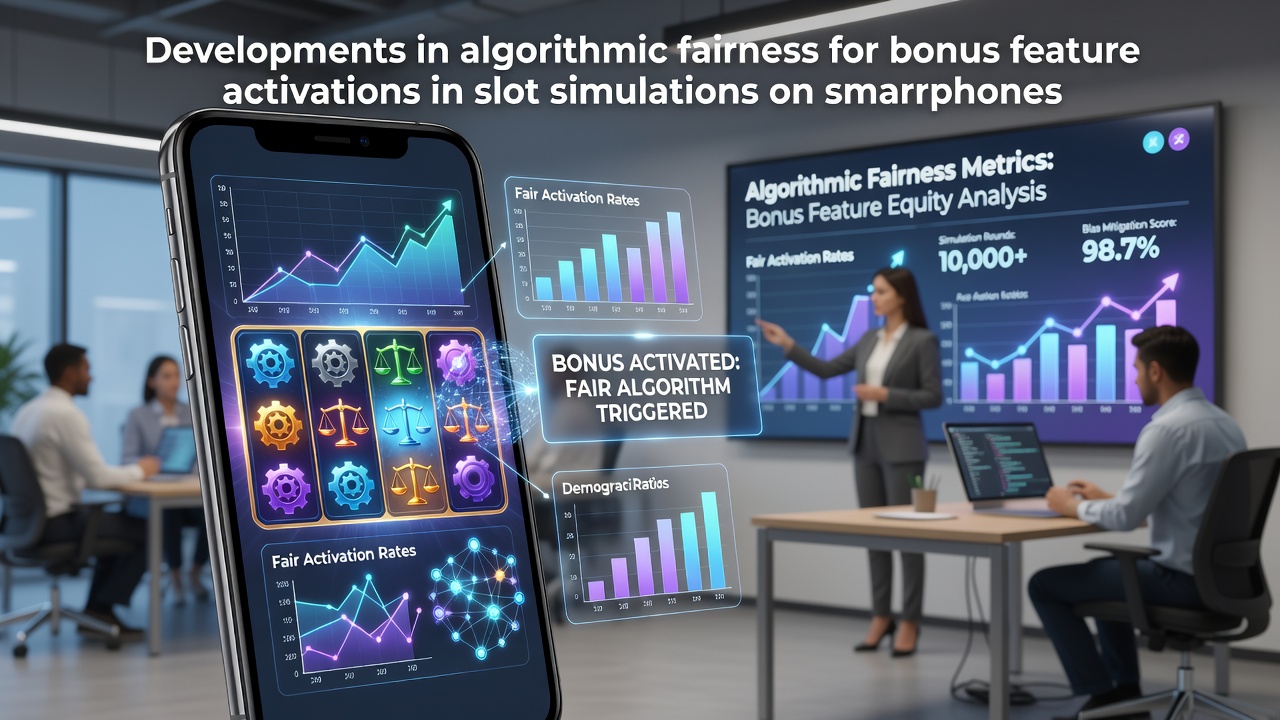 Smartphone displaying a slot simulation interface with highlighted bonus feature activation metrics
