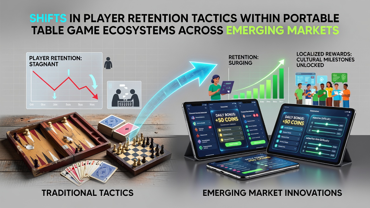 Mobile table game interfaces displayed on portable devices in emerging market settings
